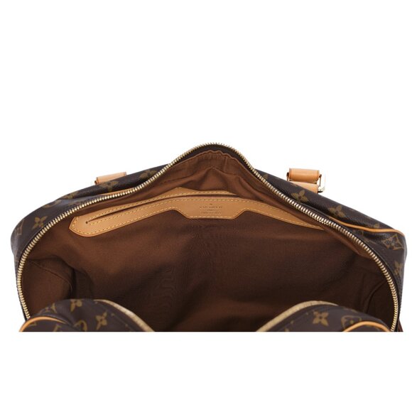 Louis Vuitton Carryall Monogram Boston Bag M40074 Brown Canvas - Picture 11 of 12